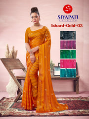 Women's Fashion Siyapati saree Ishani-Gold-03