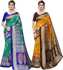 Special Printed Art Silk Sarees (Combo)